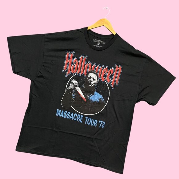 John Carpenter's Halloween Massacre Tour 78 Horror Tee 2XL - Picture 3 of 4